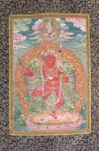 金剛亥母唐卡 金剛亥母唐卡