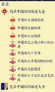 中國結手鍊編法大全 中國結手鍊編法大全