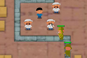 小遊戲《激烈的防禦戰》