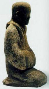 彩繪女跪坐俑 彩繪女跪坐俑