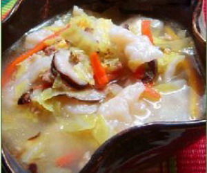 什錦麵疙瘩湯 什錦麵疙瘩湯