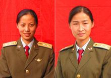 圖左為候選人王亞平，圖右為候選人劉洋。