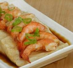 豆腐蒸蝦 豆腐蒸蝦