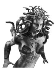 數位技術合成的美杜莎原型