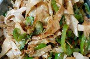 素炒千張 素炒千張