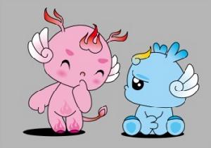 卡通伢伢和丫丫出自北京奧運會福娃設計團隊