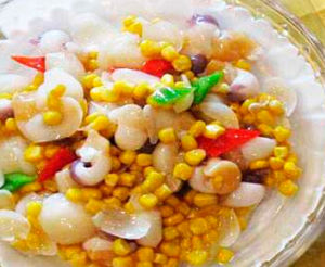 百合玉米炒素螺 百合玉米炒素螺