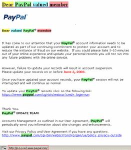 （圖）一個 PayPal 網釣郵件的抓圖