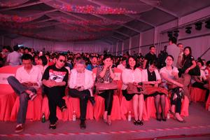 典禮開始前的現場