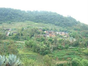 蘆高壩自然村村貌