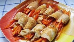 蘿蔔雞肉卷