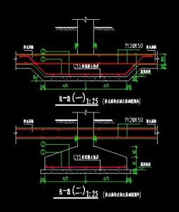 基礎平面圖 基礎平面圖
