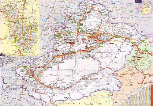 新疆交通圖
