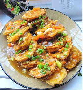 糖醋茄餅 糖醋茄餅