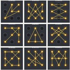 九宮格手機解鎖圖案 九宮格手機解鎖圖案