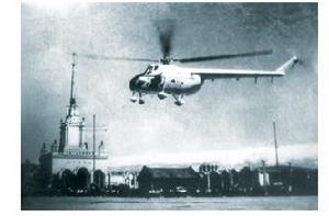 左圖為中國第一架直升機--直5機