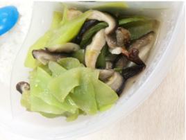 萵筍炒香菇 萵筍炒香菇