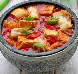 辣白菜豆腐湯 辣白菜豆腐湯