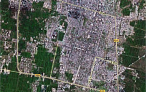  輝縣市衛星圖