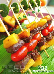 鮮果牛柳串 鮮果牛柳串