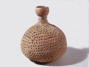 小口細頸錐刺紋壺 小口細頸錐刺紋壺