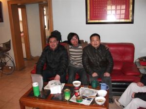 與作家金波和詩人張紹民