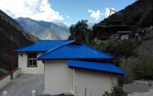 2017年8月古拉鄉一貧困戶獲得的即將竣工的安居工程新房