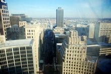 從士兵水手紀念碑上鳥瞰市容