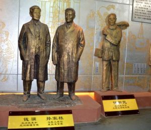兩彈一星獎章獲得者錢驥銅像
