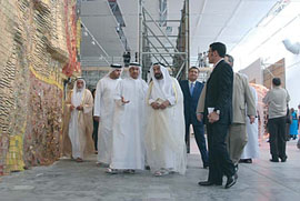 沙迦酋長國賓客參觀展館