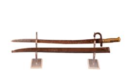 民國紅軍銅柄帶鞘指揮刀 民國紅軍銅柄帶鞘指揮刀