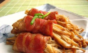 金針蔬菜培根卷 金針蔬菜培根卷