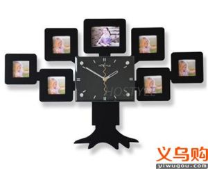 大樹相框掛鍾 大樹相框掛鍾
