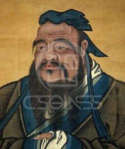 孔子夫婦楷木像 孔子夫婦楷木像