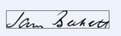 貝克特的簽名