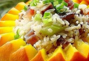 南瓜腊味飯