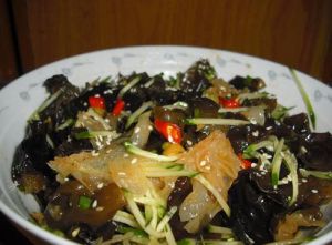 涼拌雙色木耳 涼拌雙色木耳