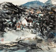 呂雪峰山水作品