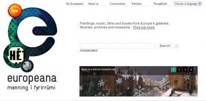 歐洲虛擬博物館Europeana首頁