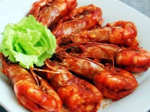 番茄姜味蝦 番茄姜味蝦