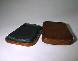 澄泥風字硯 澄泥風字硯