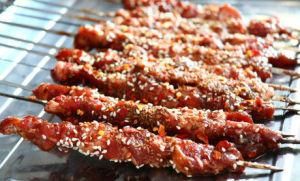 電烤羊肉串 電烤羊肉串