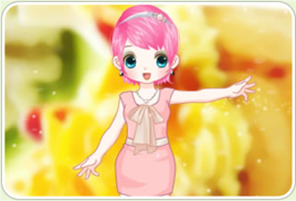 可愛的糖果女孩