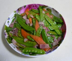 培根肉炒荷蘭豆