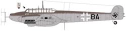 施瑙費爾的Me 110G-4型夜間戰鬥機