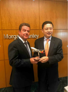 譚向東會見MorganStanley總裁ColmKelleher先生