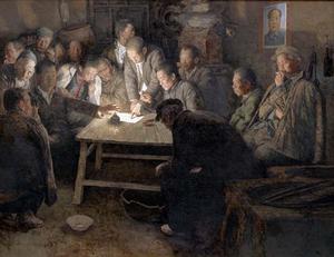 (圖)1978年11月24日,小崗村18戶共同翻開了歷史新的一頁-分田到戶單幹。小崗村從而成為中國農村改革的發源地