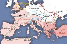 2世紀到5世紀遷徙簡圖