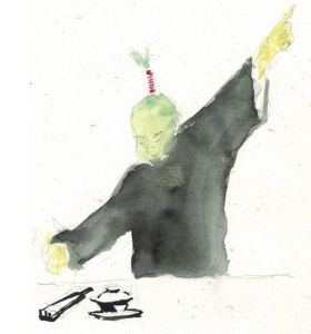 崔子明，滑稽大鼓藝人，藝名“老倭瓜”，北京順義高麗營人。