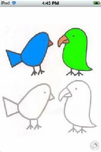 簡單的照片塗鴉圖 簡單的照片塗鴉圖